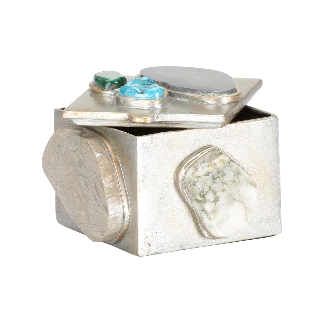 Caribbean Gold Jewelry Box - Square
