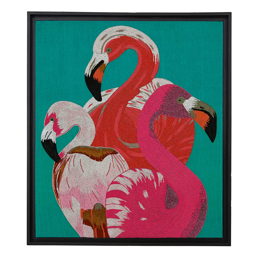 Flamingo Beaded Art