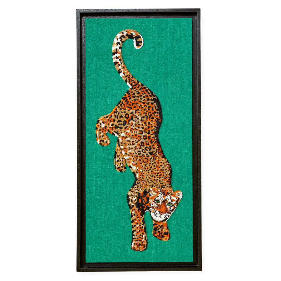 Leopard Beaded Art