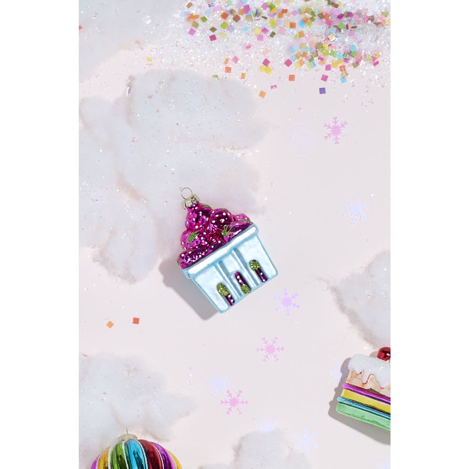 Berry Basket Ornament - Set of 6