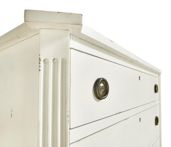 Timeless Aeon Swedish Drawer Chest in Antique White