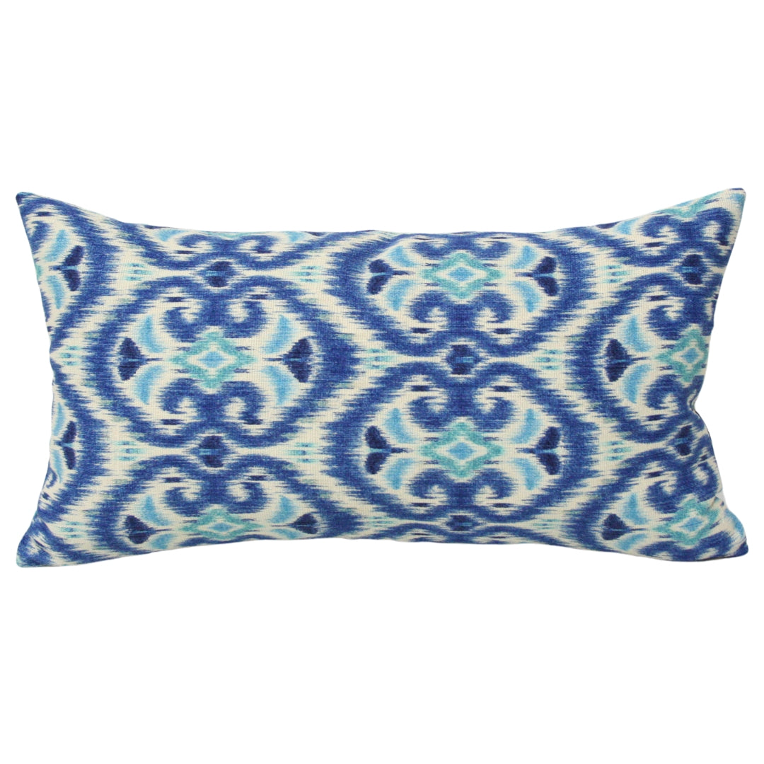 Blue and Turquoise Ikat (Last Chance)