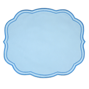 Charlotte Placemat - Blue and Blue (Set of 4)