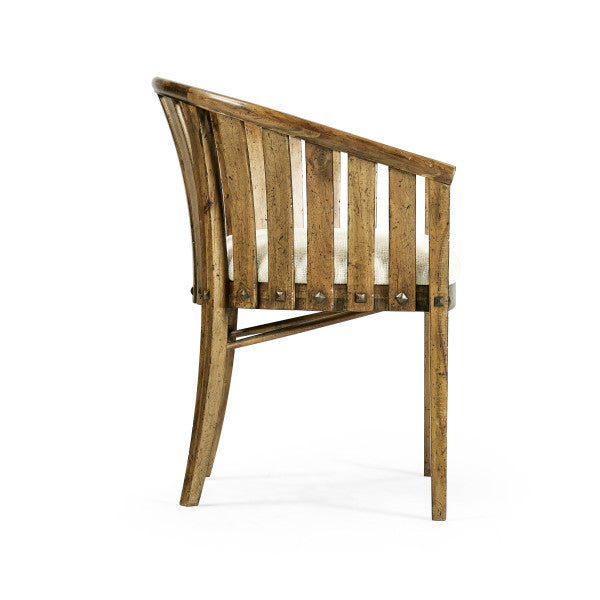 Casual Accents Medium Driftwood Tub Arm Chair