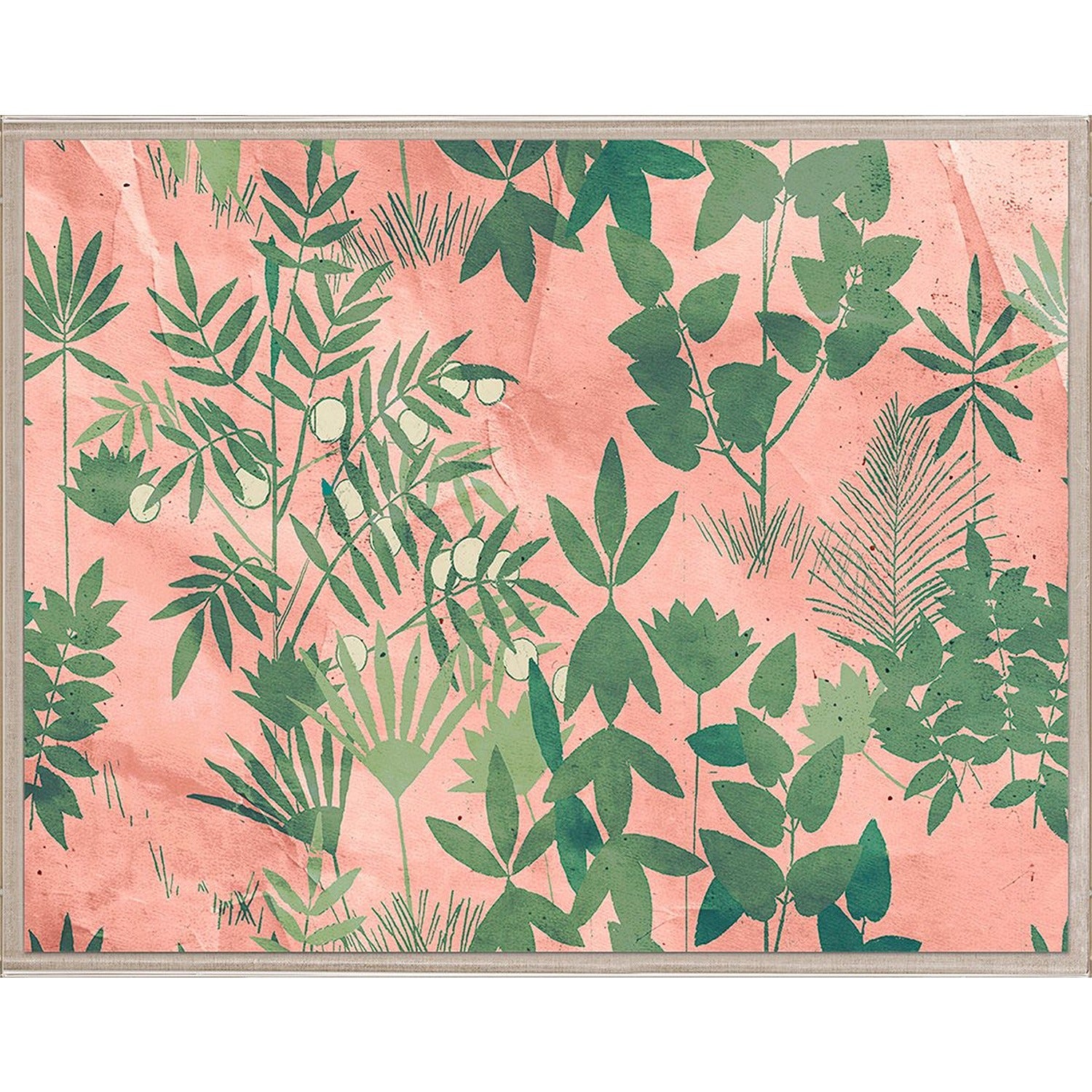 Steiner, Pink Sky and Green Leaves