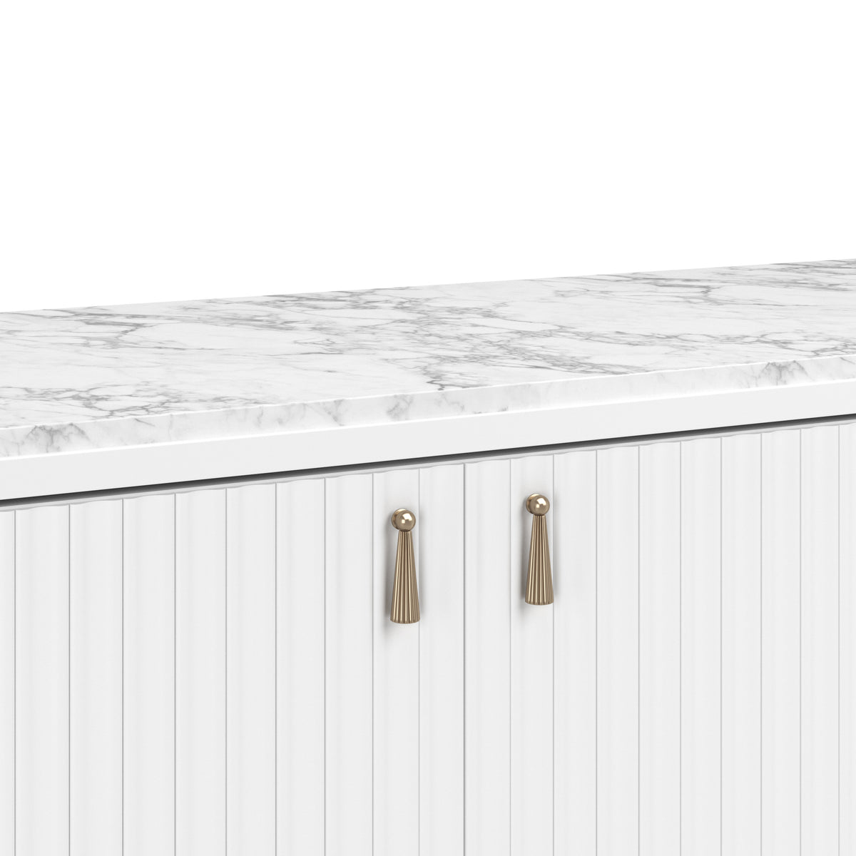 Eave Stone Top Sideboard - Uplifting White