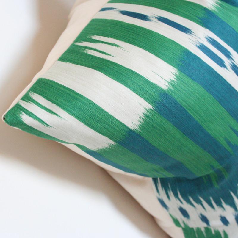Bukhara Ikat Emerald & Peacock (Last Chance)