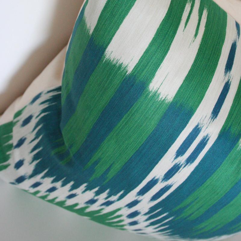 Bukhara Ikat Emerald & Peacock (Last Chance)