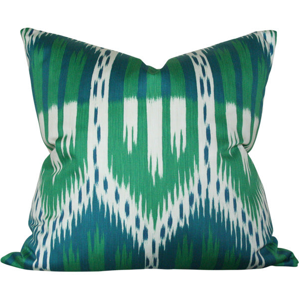 Bukhara Ikat Emerald & Peacock (Last Chance)