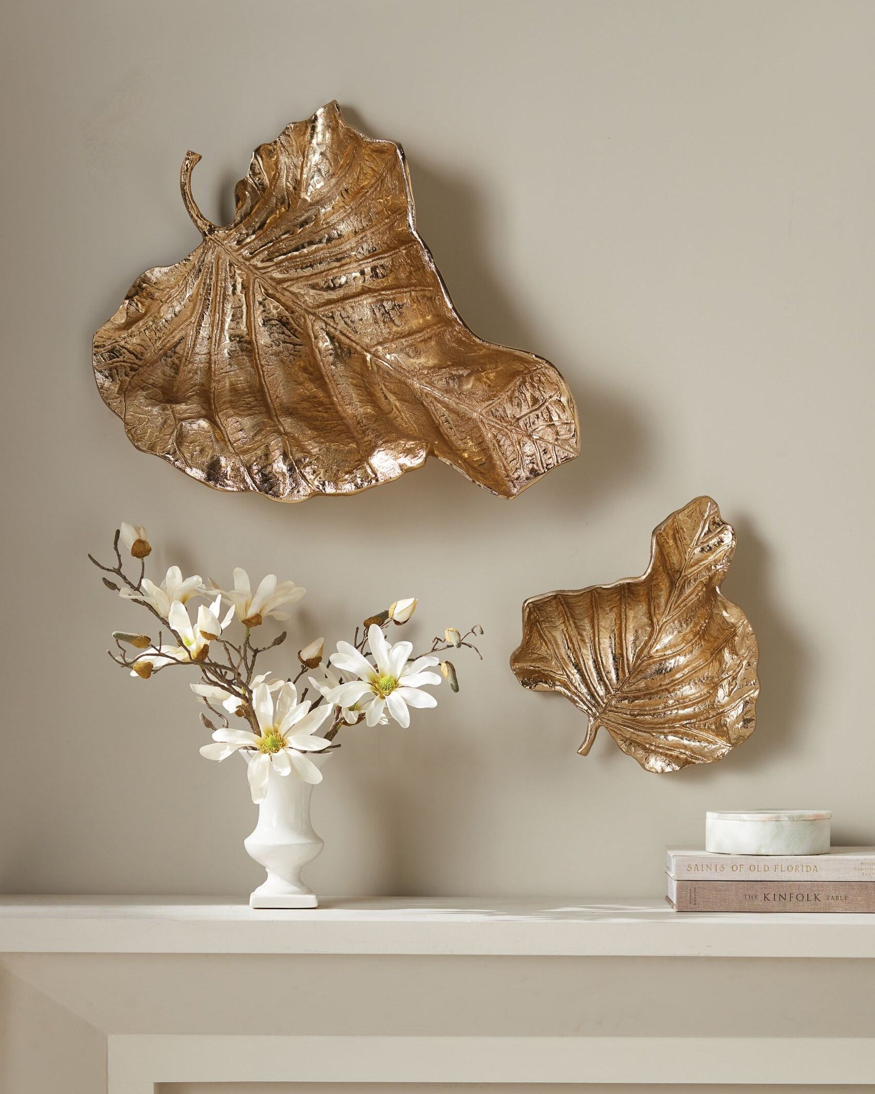 White Star Magnolia Stems, Set of 6