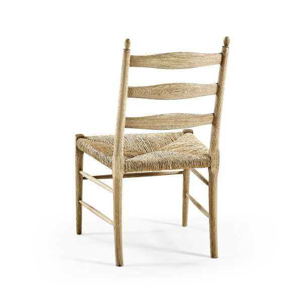Timeless Doppler Ladderback Side Chair in Stripped Oak