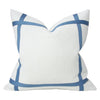 Cream Linen with Hampton Blue Ribbon (Last Chance)