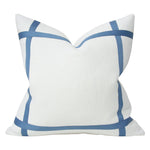 Cream Linen with Hampton Blue Ribbon (Last Chance)
