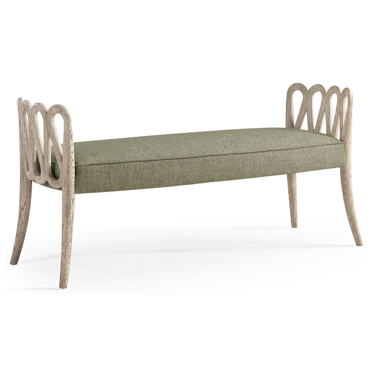 Ampney Bench, Greyed Oak