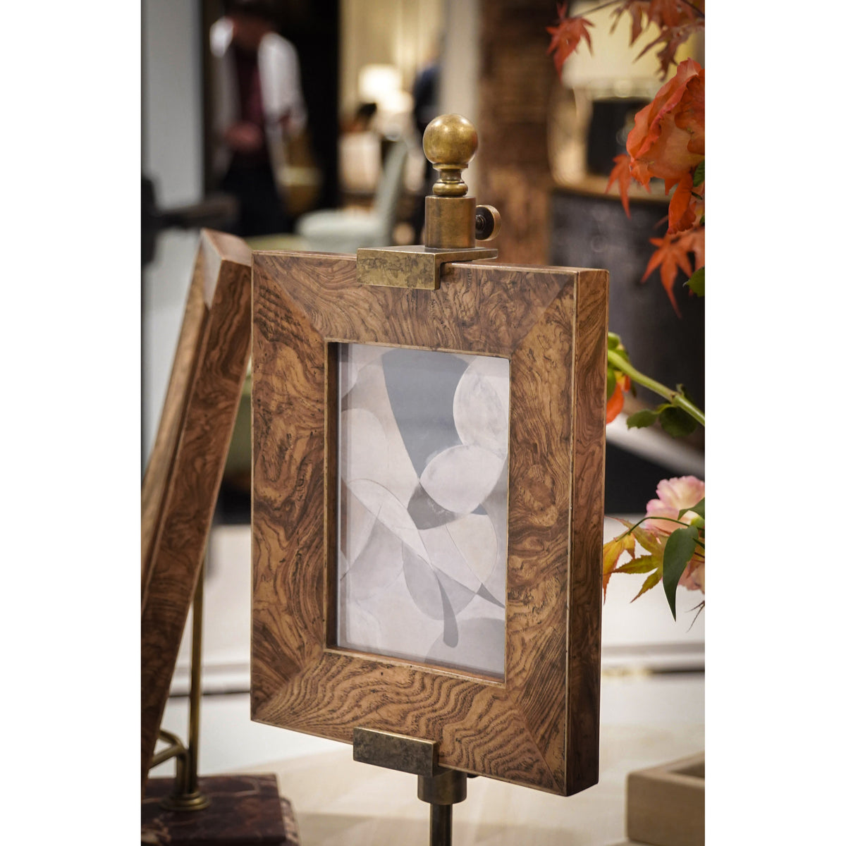 Winsland Burl Picture Frame, 5" x 7"