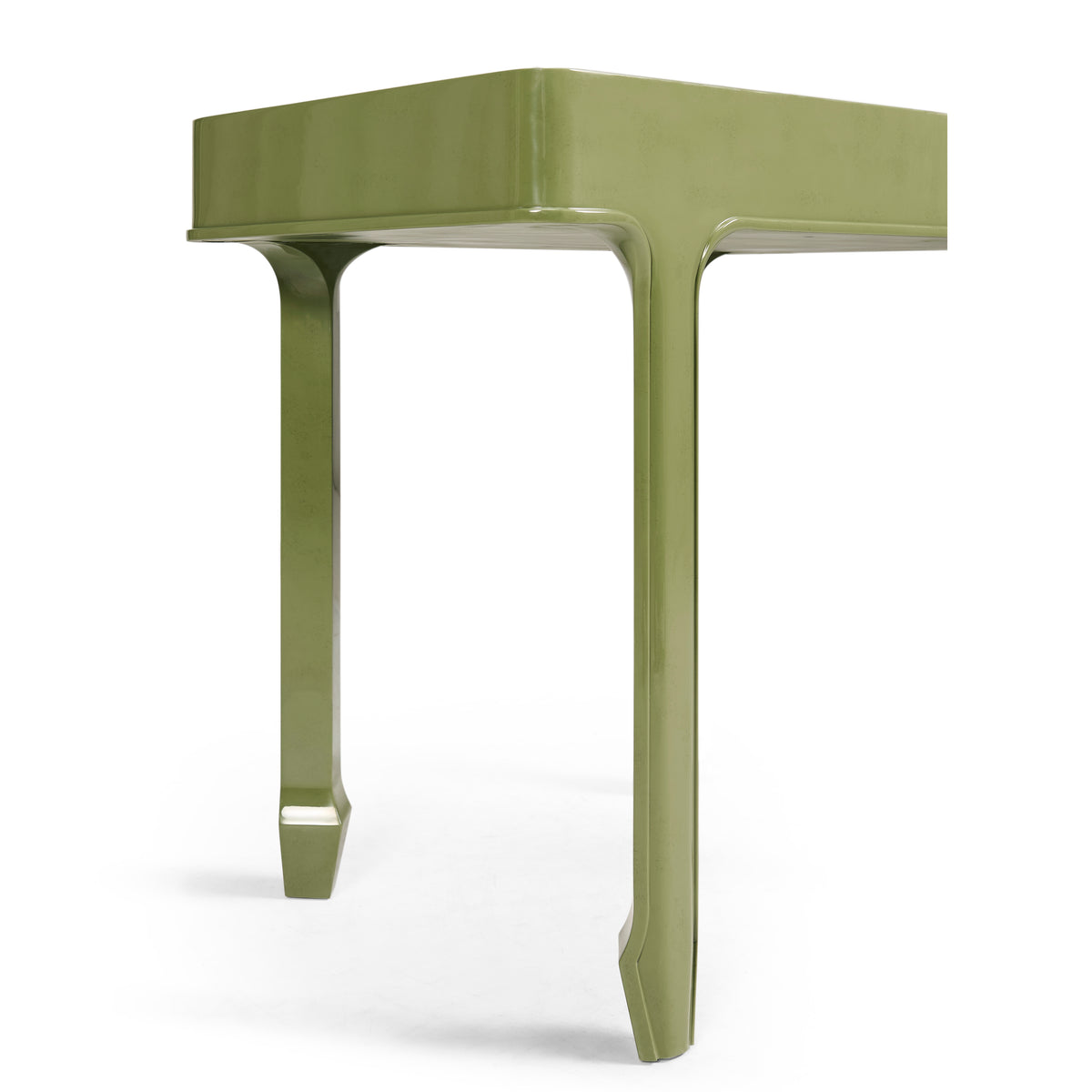Polly Lacquer End Table - Avocado