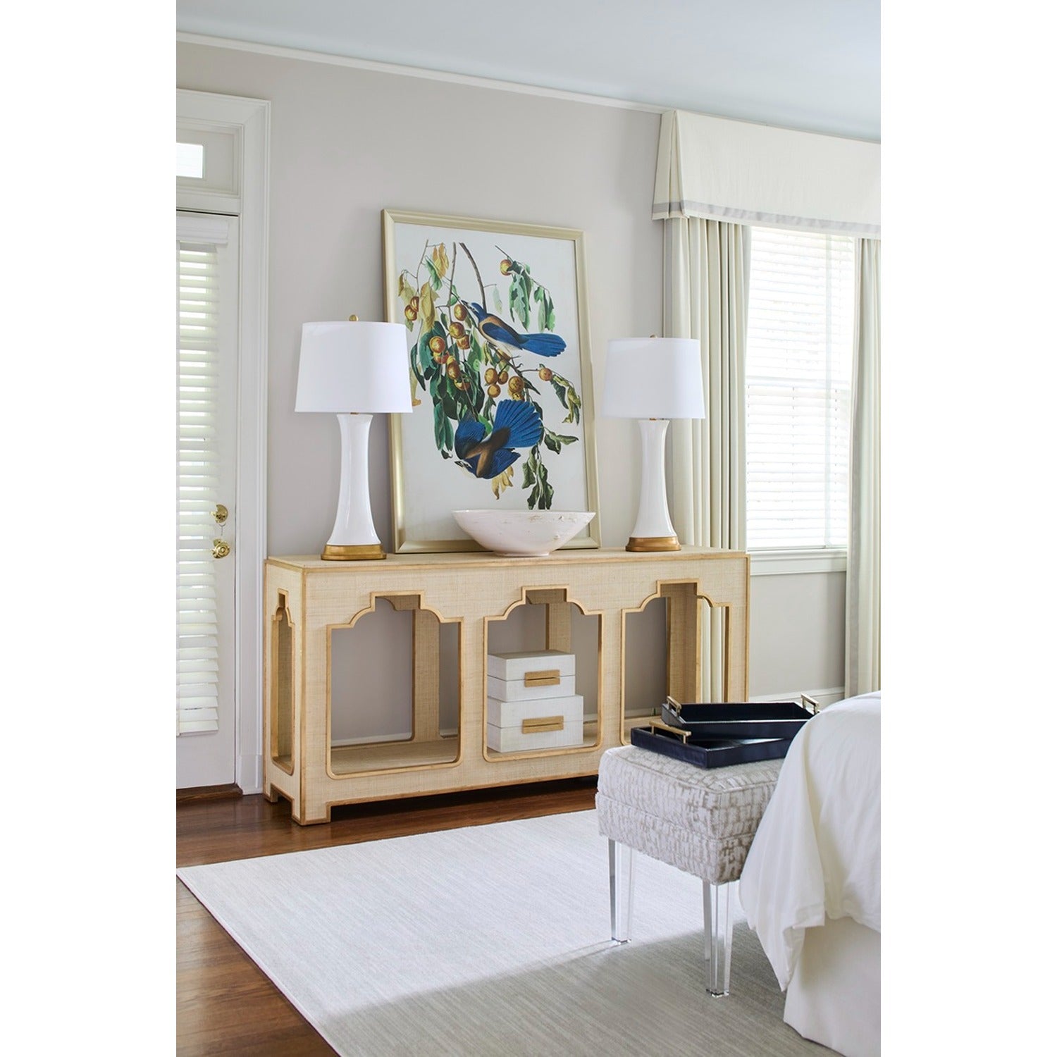 Raffia Boxes - White (S2)