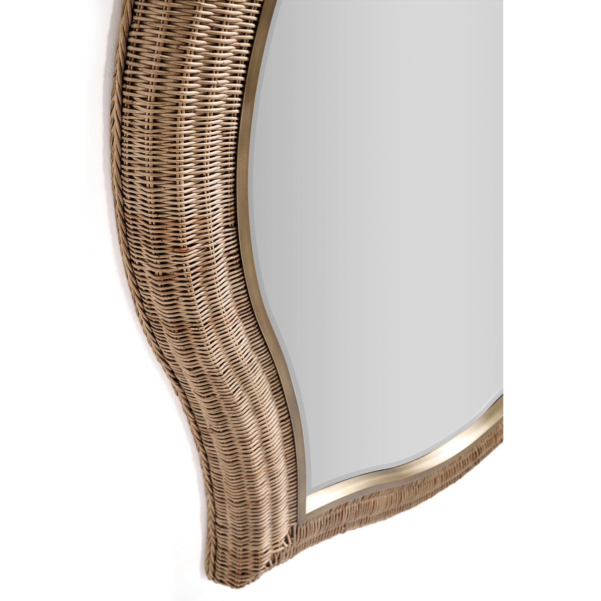Palm Court Rattan Wall Mirror