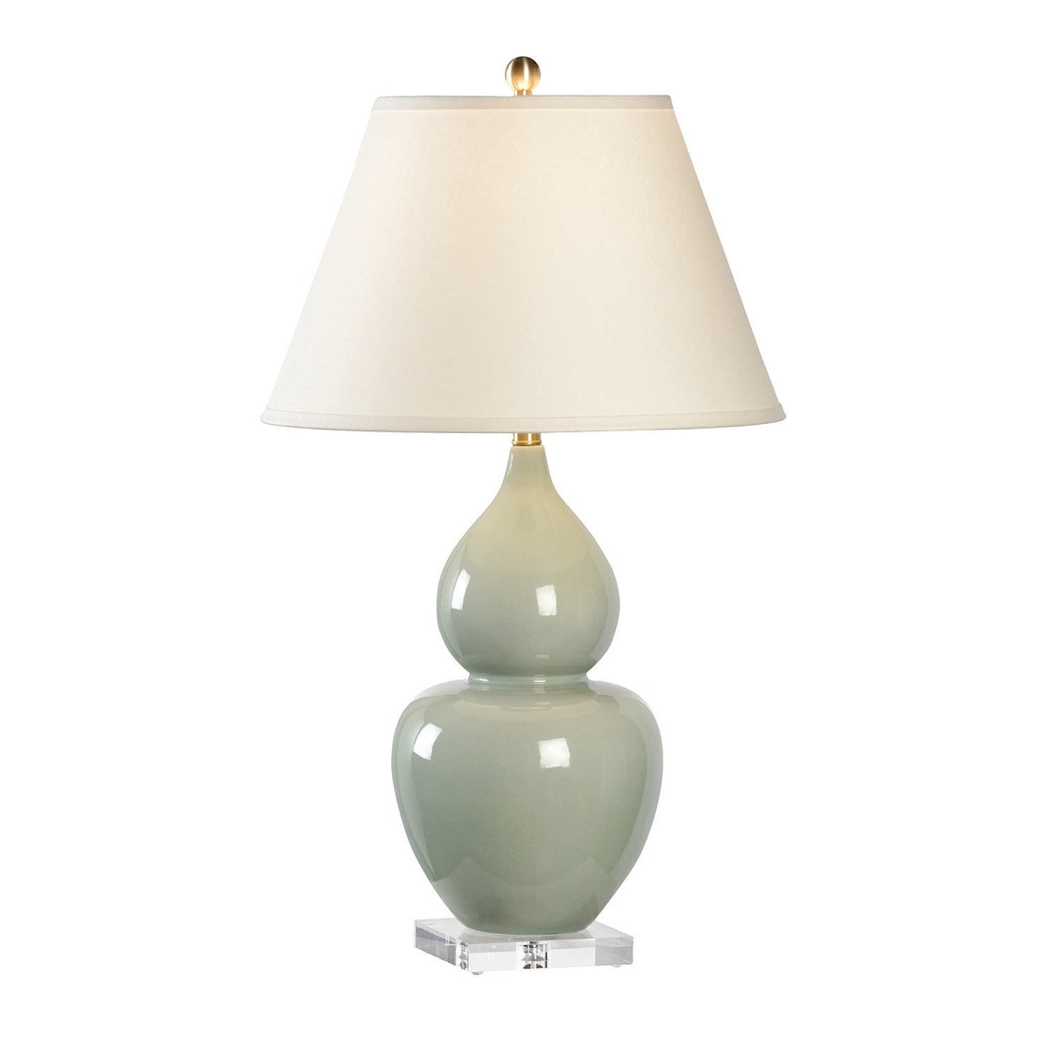 Fulton Vase Lamp - Green