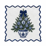 4 Style Blue & White Chinoiserie Cocktail Napkin