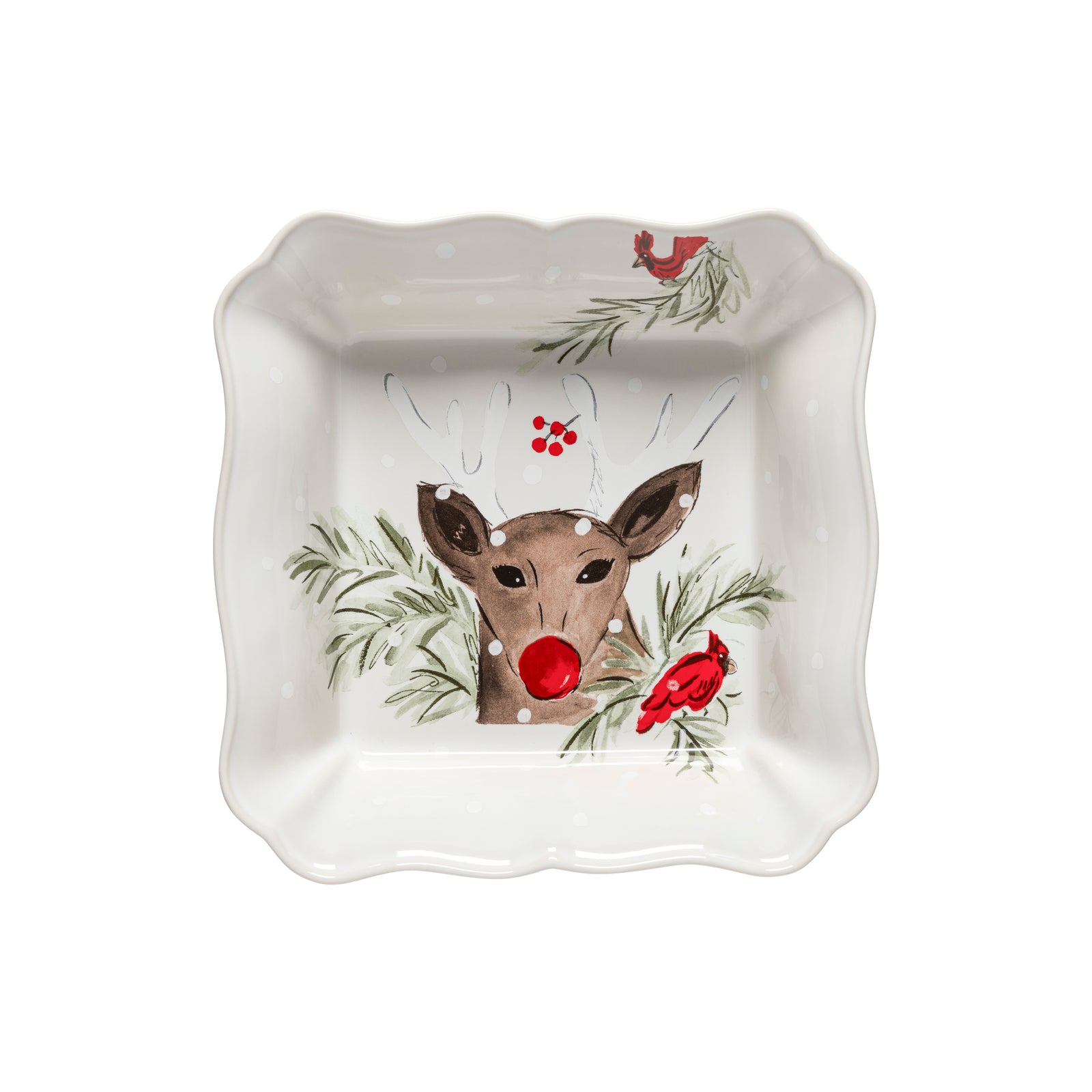 Square Baker Deer Friends by Casafina