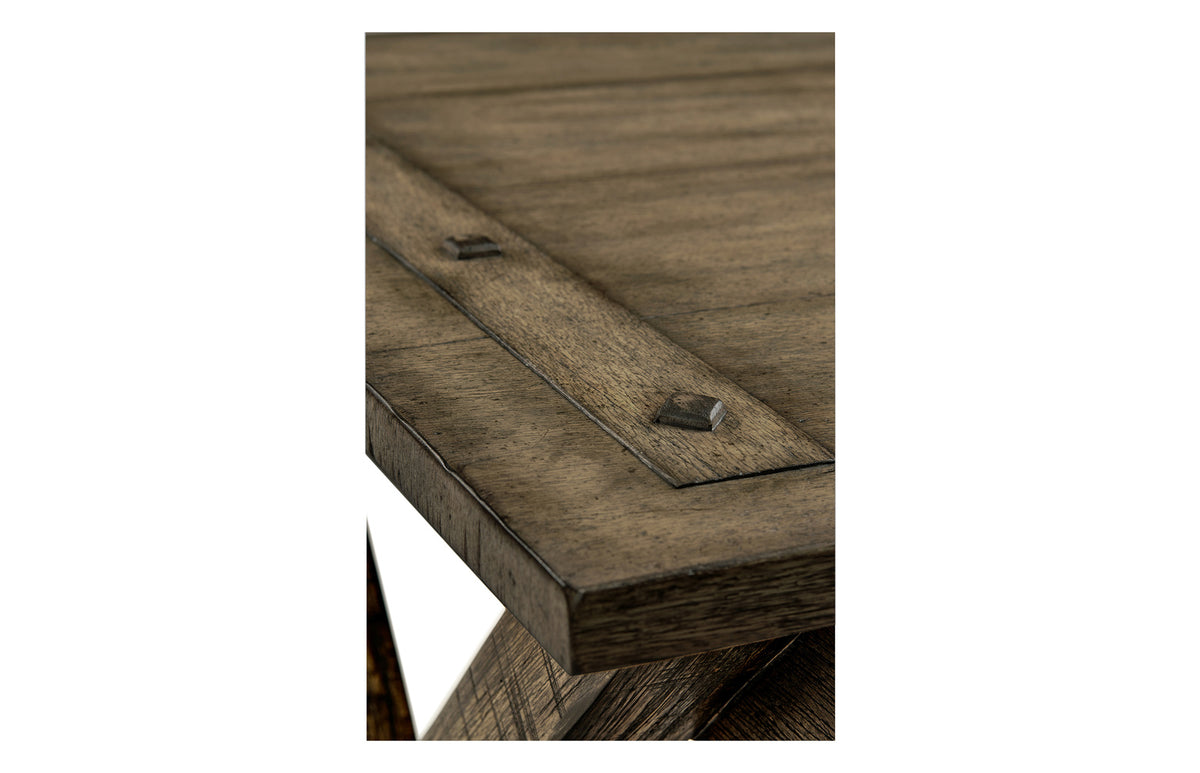 Casual Desk - Dark Driftwood