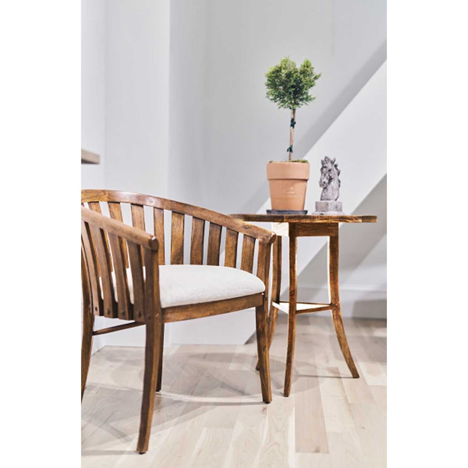 Casual Accents Medium Driftwood Tub Arm Chair