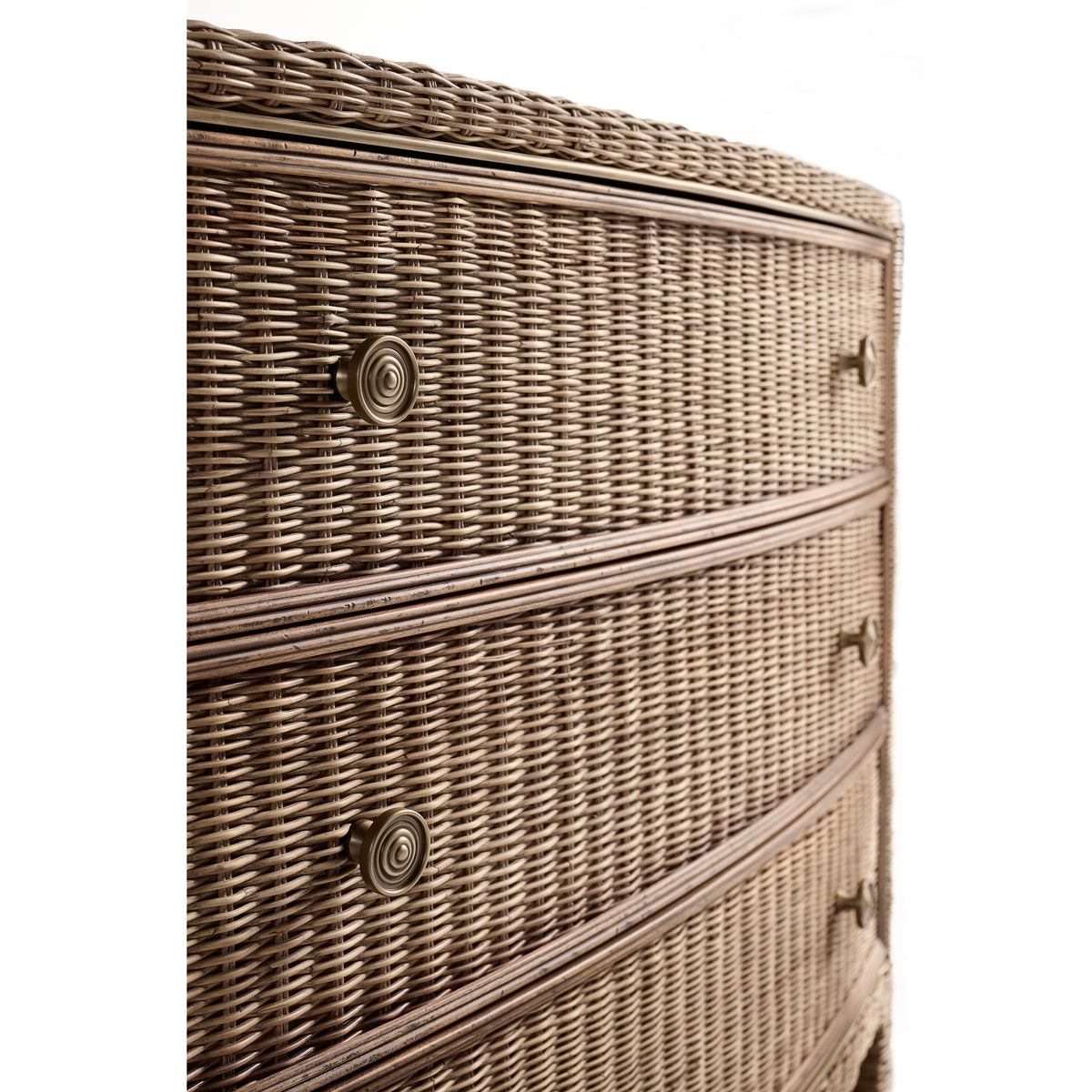 Palm Court Rattan Bow Front Chest