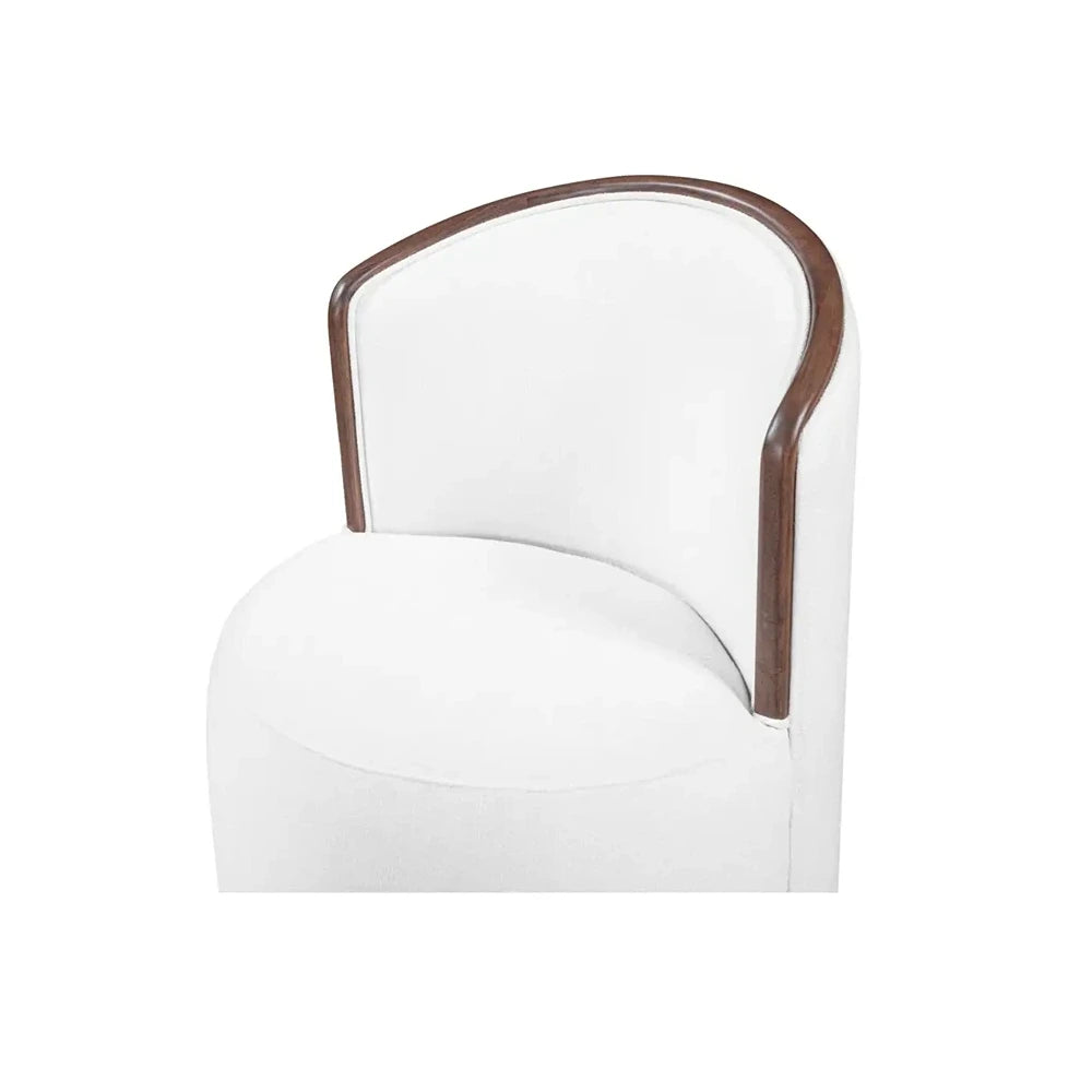 Nealson Swivel Dining Chair Cream