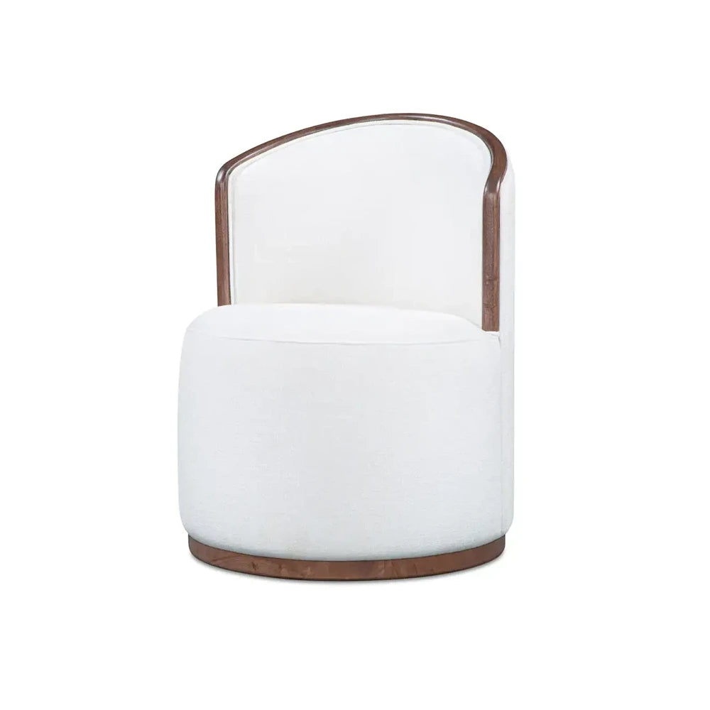 Nealson Swivel Dining Chair Cream