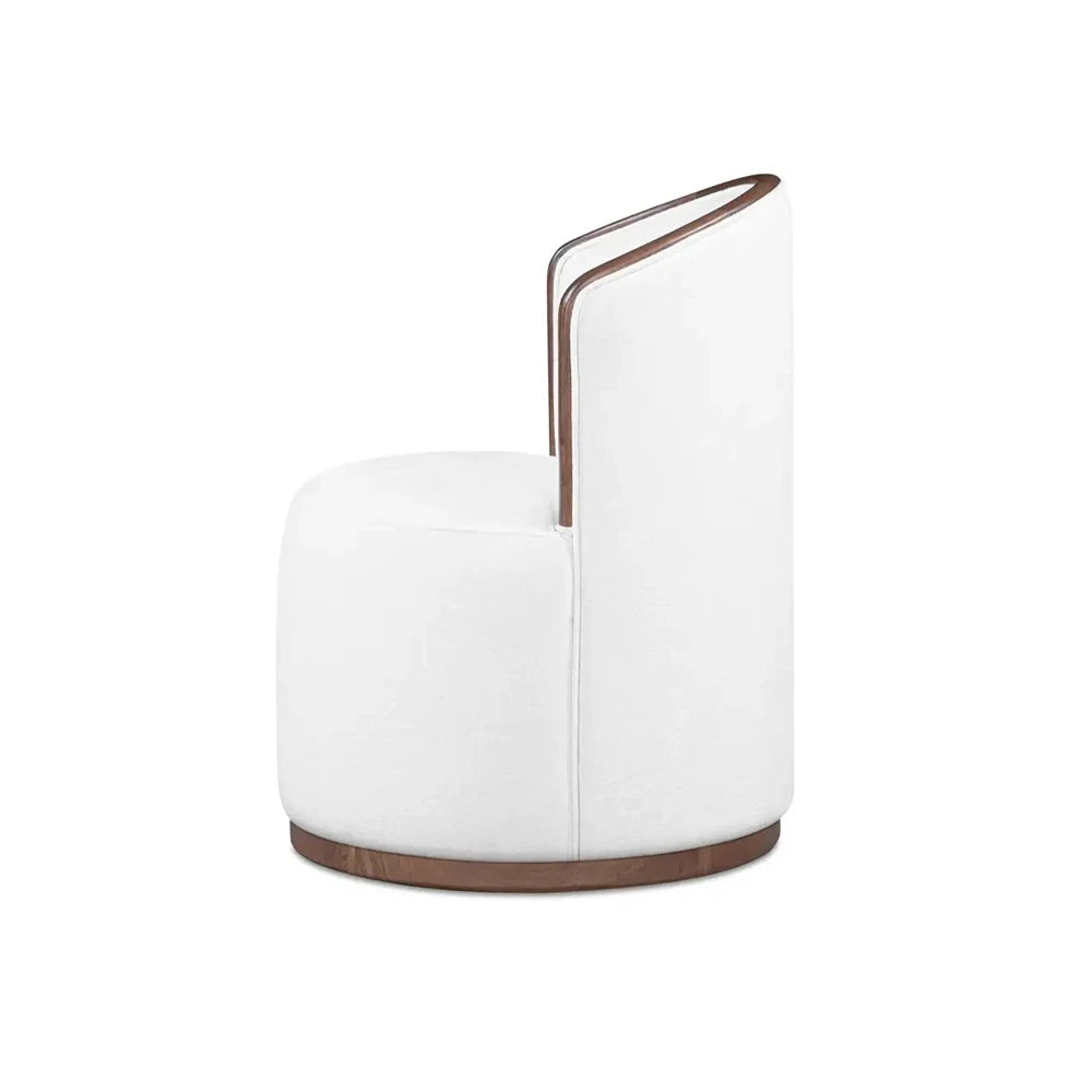 Nealson Swivel Dining Chair Cream