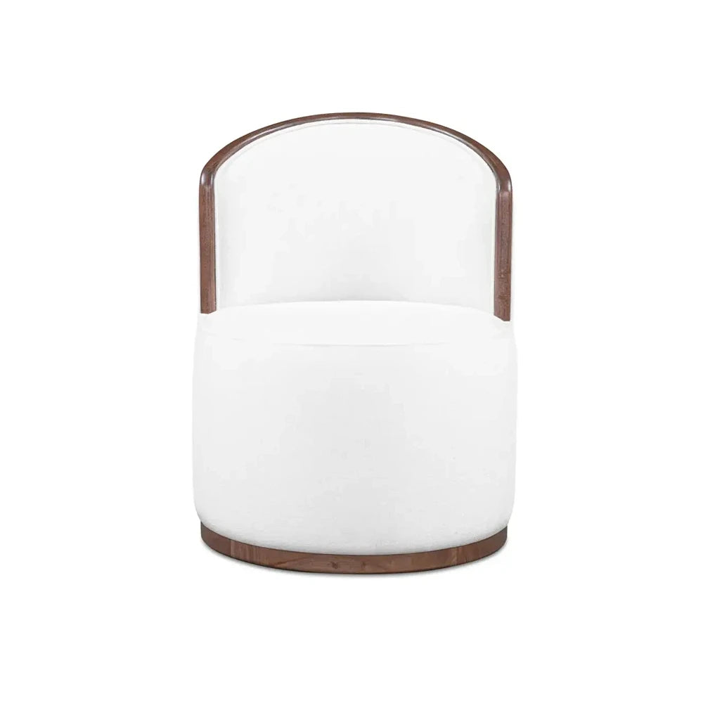 Nealson Swivel Dining Chair Cream