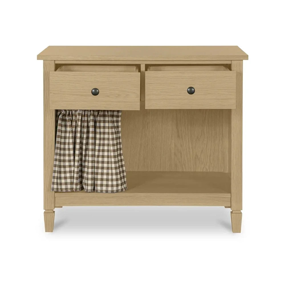 Iniguez Nightstand Brown Gingham