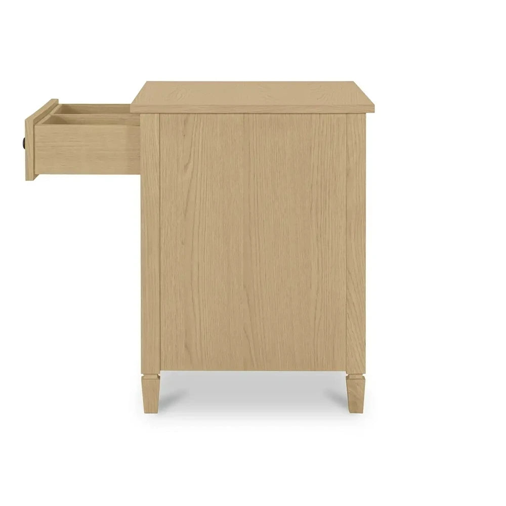 Iniguez Nightstand Brown Gingham