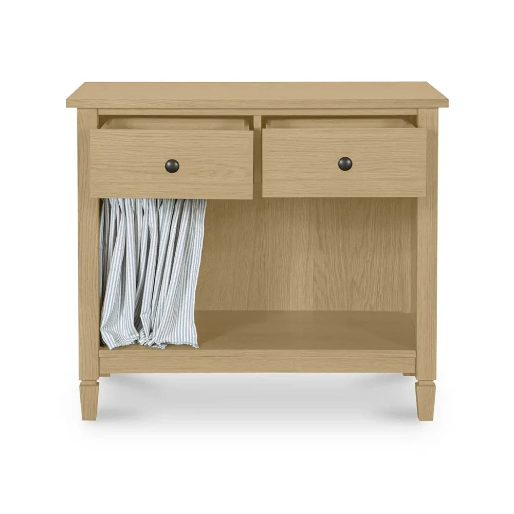 Iniguez Nightstand Light Blue Stripe