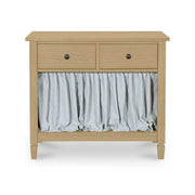 Iniguez Nightstand Light Blue Stripe