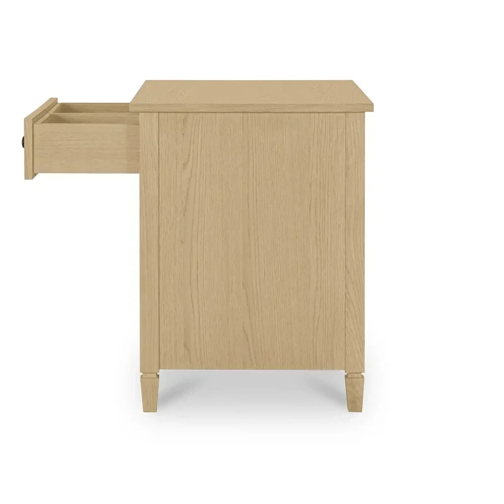 Iniguez Nightstand Light Blue Stripe