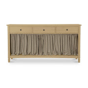 Iniguez Console Table Brown Gingham