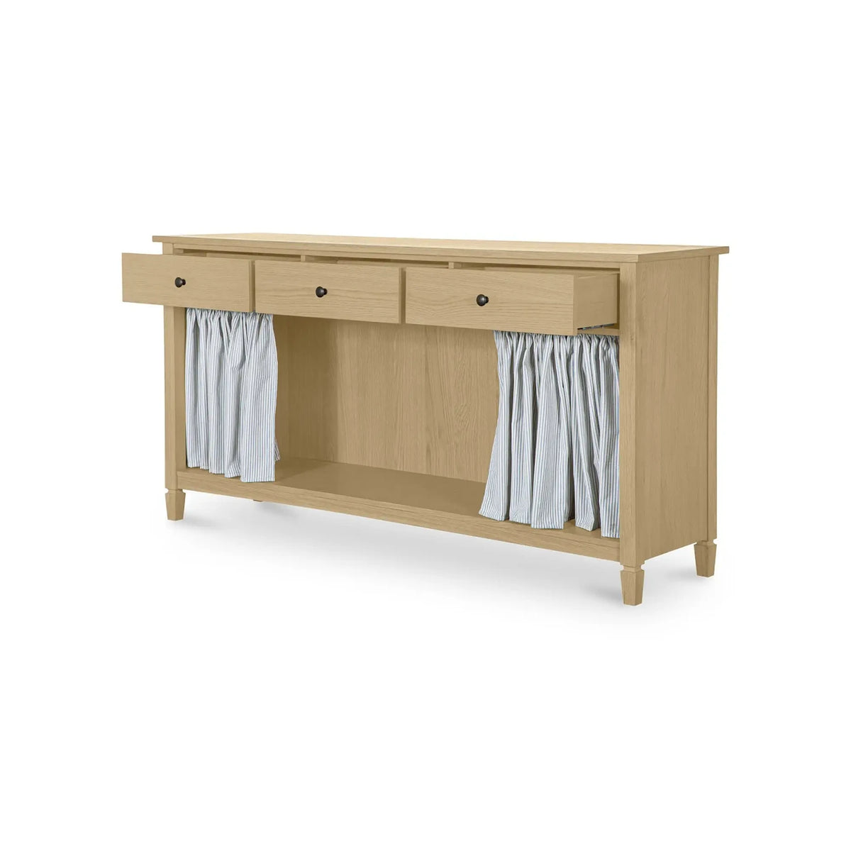 Iniguez Console Table Light Blue Stripe