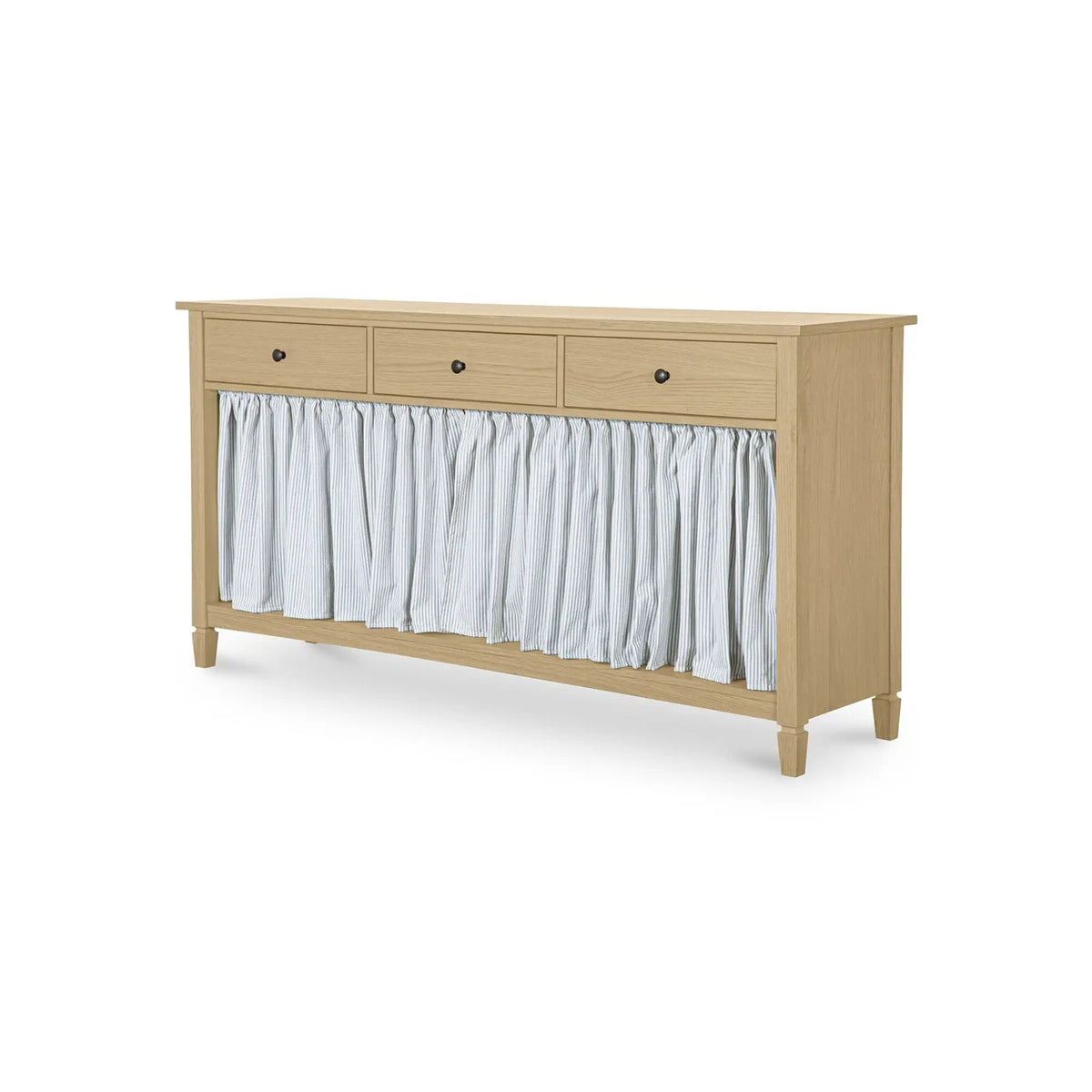 Iniguez Console Table Light Blue Stripe