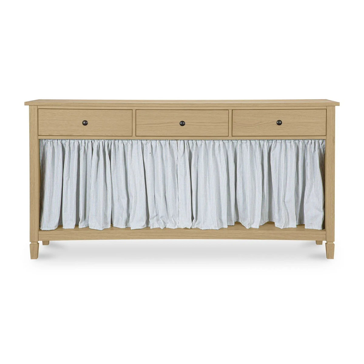 Iniguez Console Table Light Blue Stripe