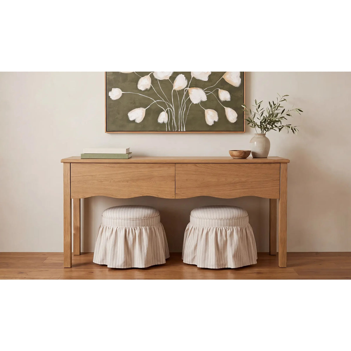 Clyve Console Table Heritage Brown