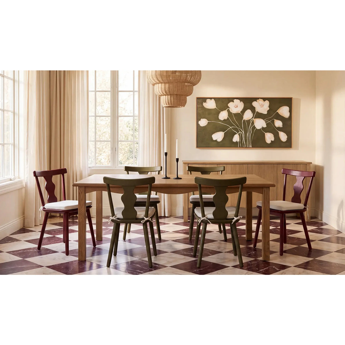 Clyve Dining Table Heritage Brown