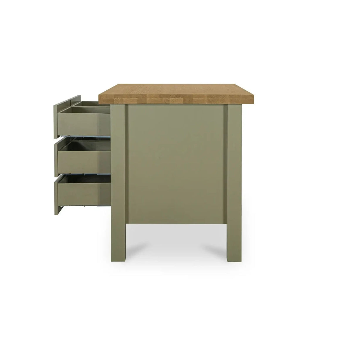 Reisman Kitchen Island Green
