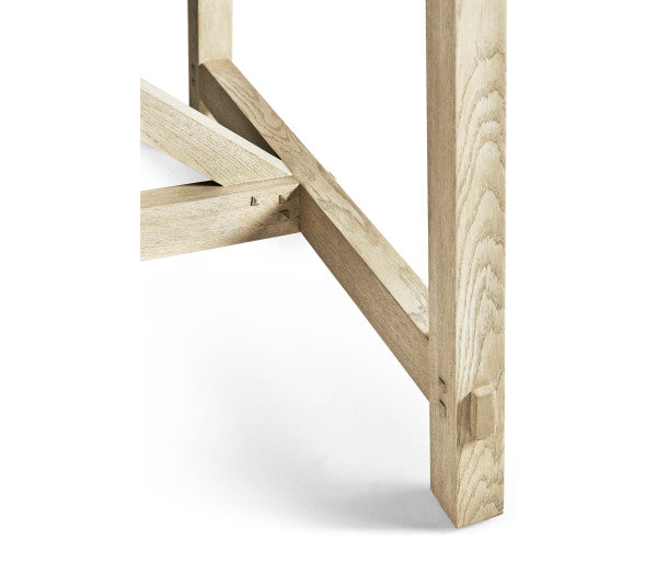 Timeless Sidereal French Laundry Table in Stripped Oak