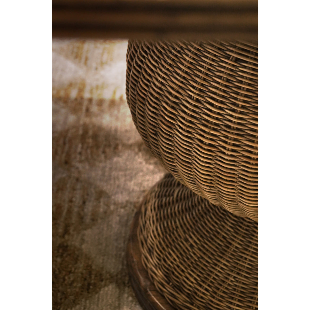 Palm Court Rattan Dining Table, 120"