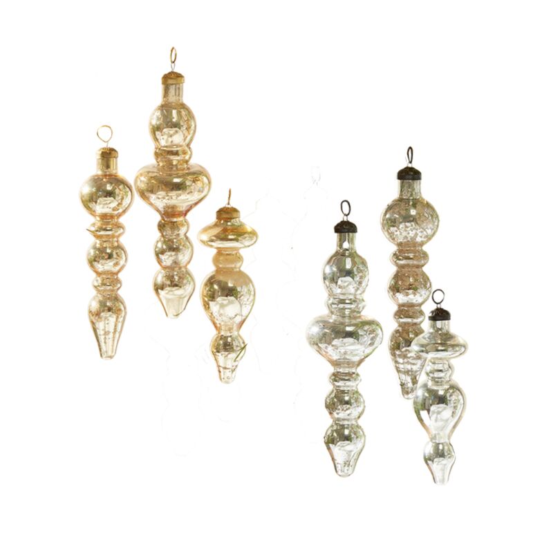 Elegance Ornaments - Set of 3