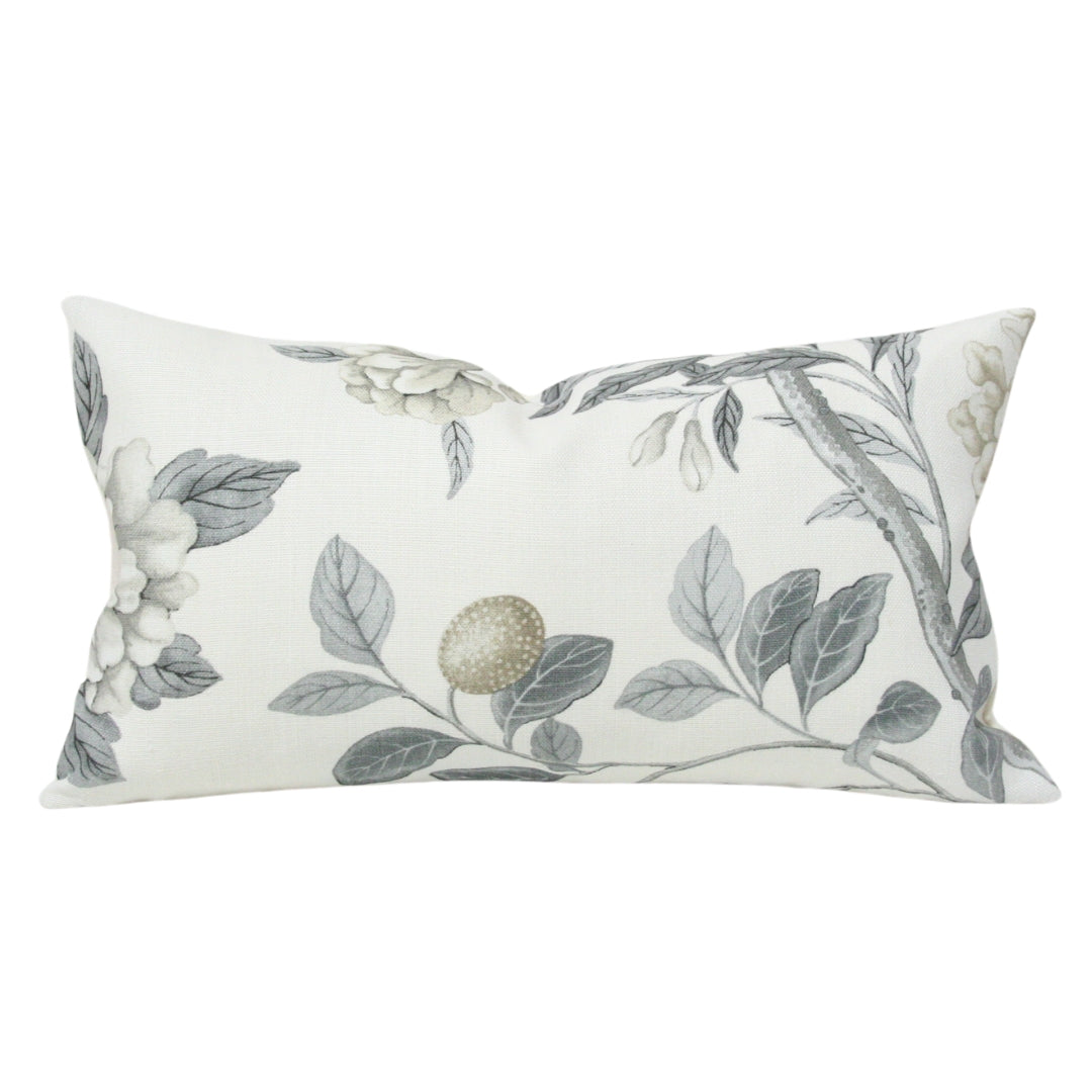 Emperor's Garden Grey Floral (Last Chance)