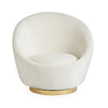 Ether Swivel Chair - Bergamo Snow
