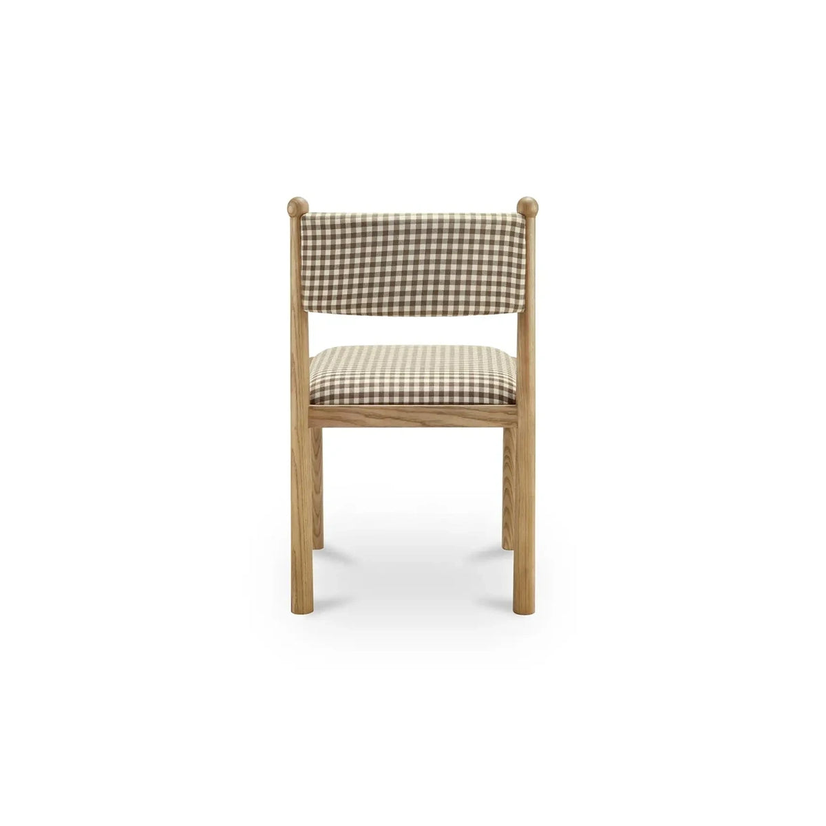 Verville Dining Chair Brown Gingham - Set of 2